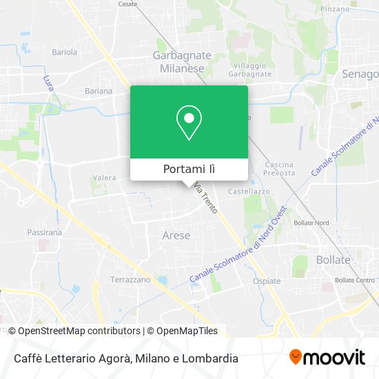 Mappa Caffè Letterario Agorà