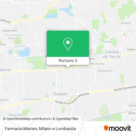 Mappa Farmacia Mariani