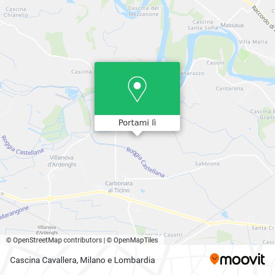 Mappa Cascina Cavallera