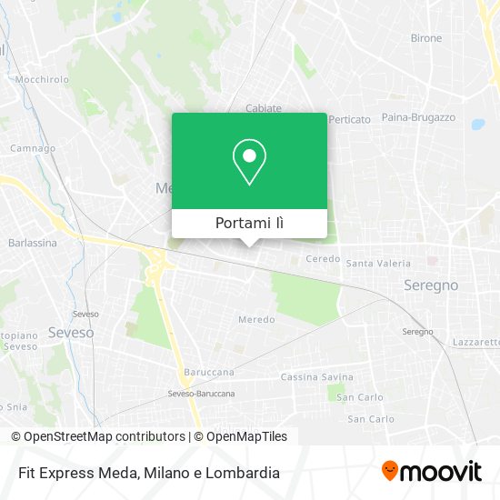 Mappa Fit Express Meda
