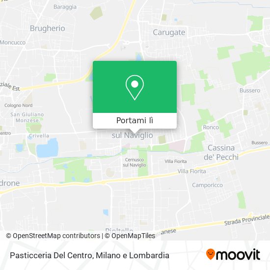 Mappa Pasticceria Del Centro