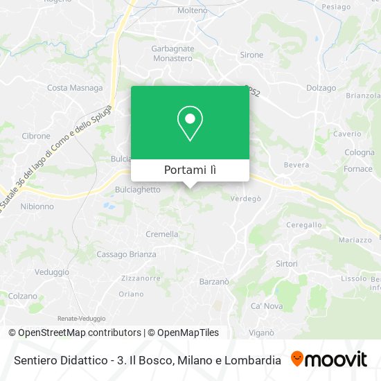 Mappa Sentiero Didattico - 3. Il Bosco