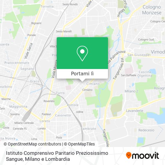 Mappa Istituto Comprensivo Paritario Preziosissimo Sangue
