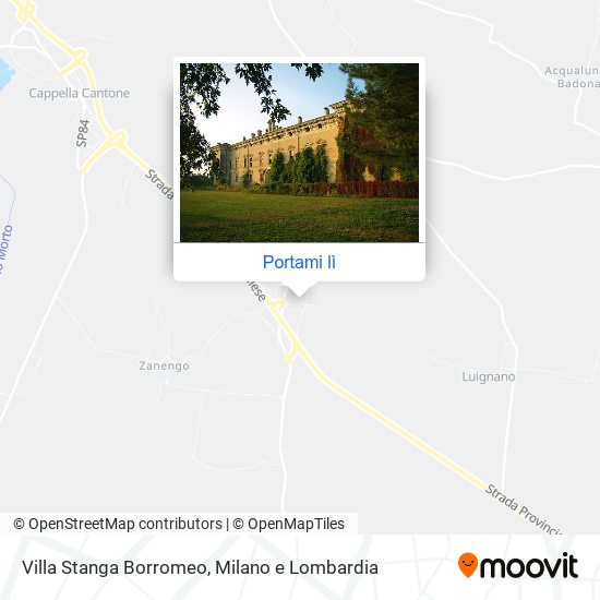 Mappa Villa Stanga Borromeo