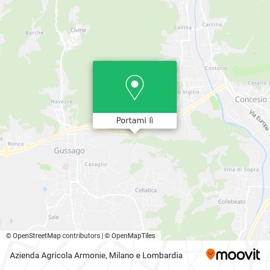 Mappa Azienda Agricola Armonie