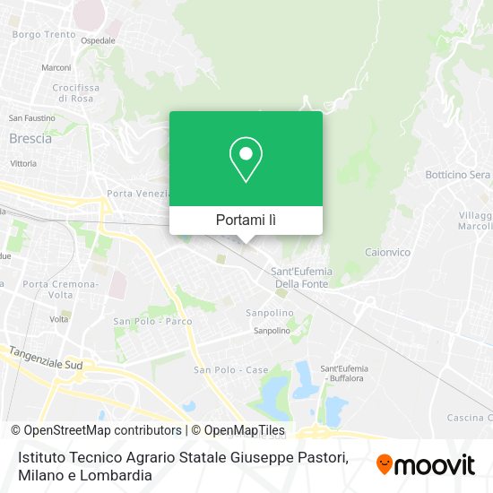 Mappa Istituto Tecnico Agrario Statale Giuseppe Pastori
