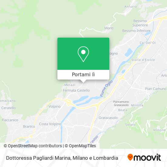 Mappa Dottoressa Pagliardi Marina