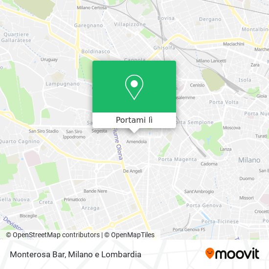 Mappa Monterosa Bar