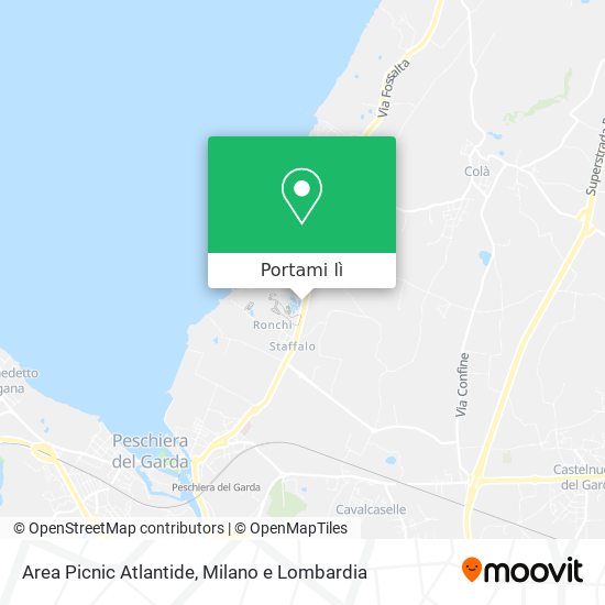 Mappa Area Picnic Atlantide
