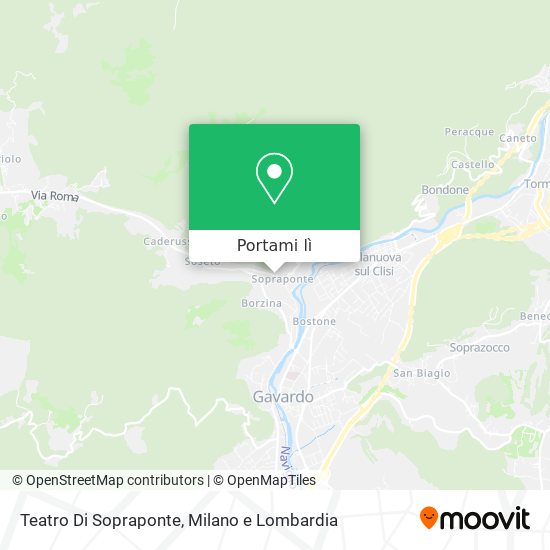 Mappa Teatro Di Sopraponte