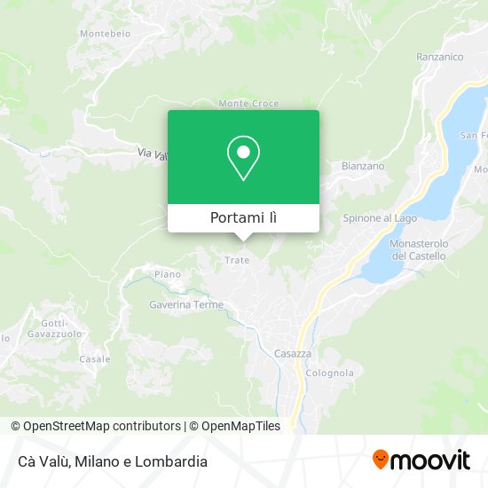 Mappa Cà Valù