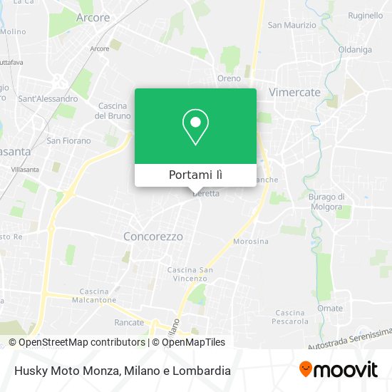 Mappa Husky Moto Monza