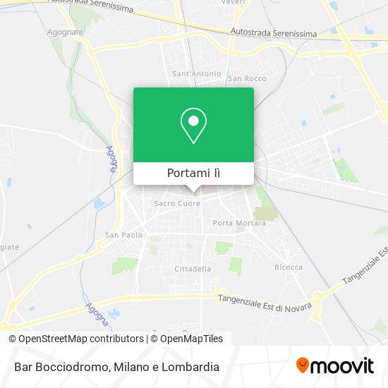 Mappa Bar Bocciodromo