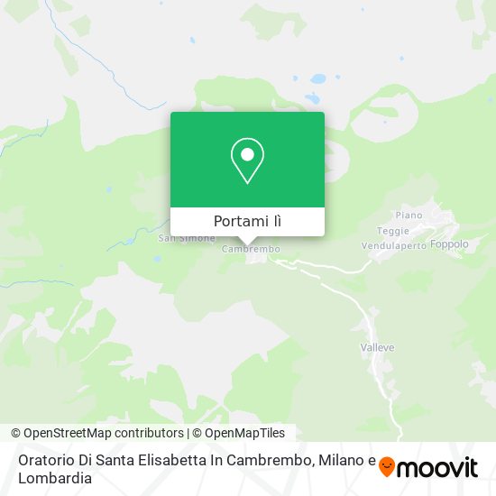 Mappa Oratorio Di Santa Elisabetta In Cambrembo