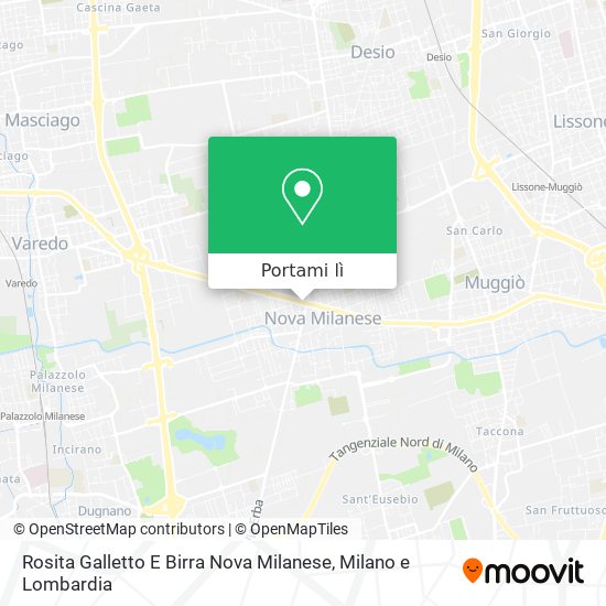 Mappa Rosita Galletto E Birra Nova Milanese