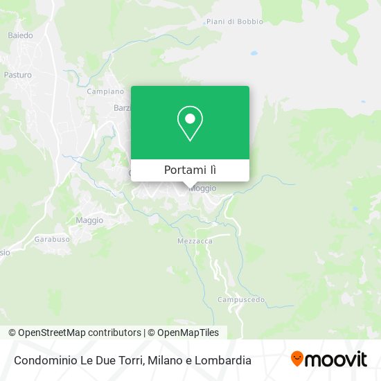 Mappa Condominio Le Due Torri
