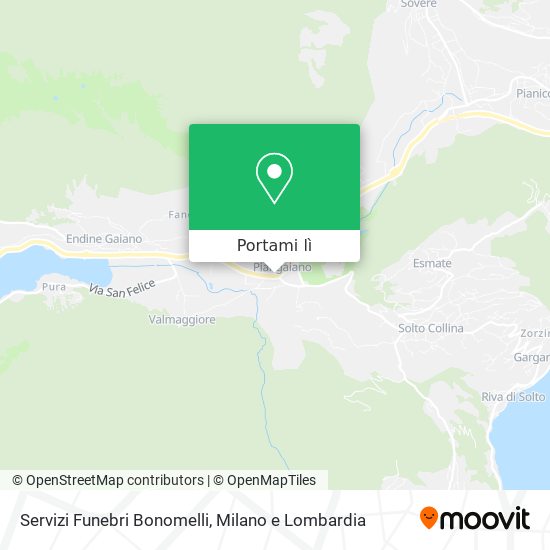Mappa Servizi Funebri Bonomelli