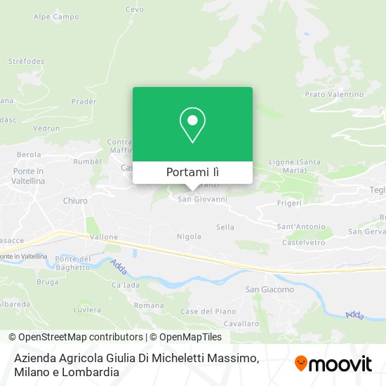 Mappa Azienda Agricola Giulia Di Micheletti Massimo