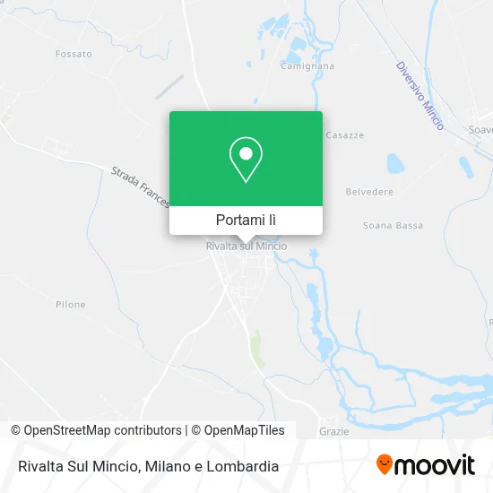 Mappa Rivalta Sul Mincio