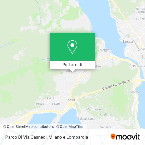 Mappa Parco Di Via Casnedi