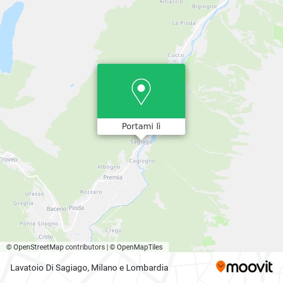 Mappa Lavatoio Di Sagiago