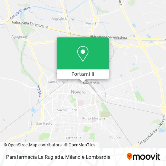 Mappa Parafarmacia La Rugiada