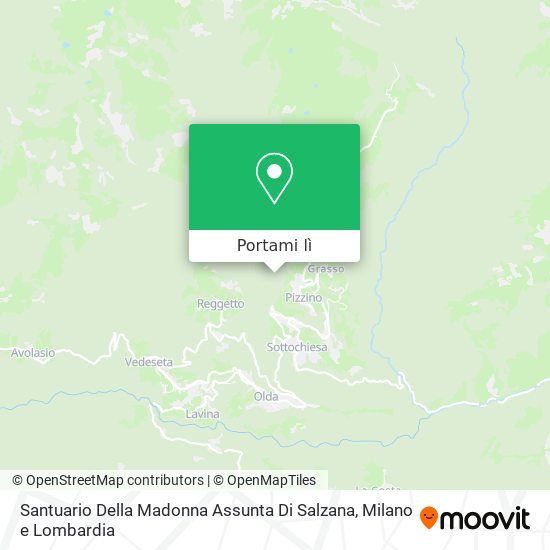 Mappa Santuario Della Madonna Assunta Di Salzana