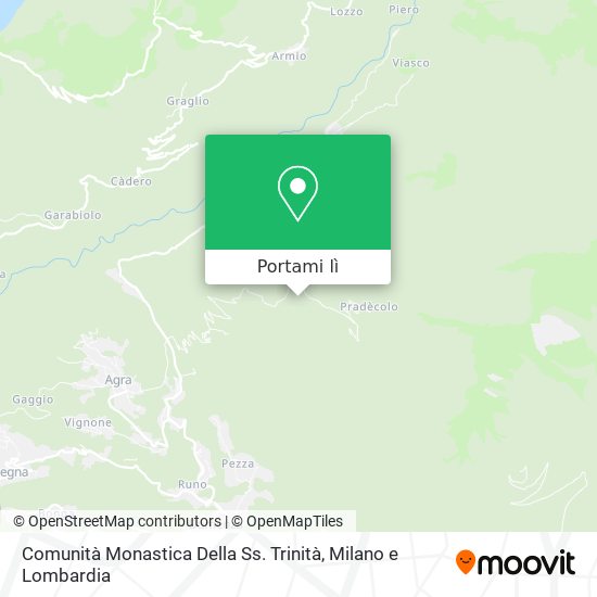 Mappa Comunità Monastica Della Ss. Trinità