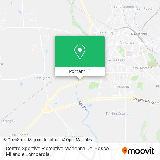 Mappa Centro Sportivo Ricreativo Madonna Del Bosco