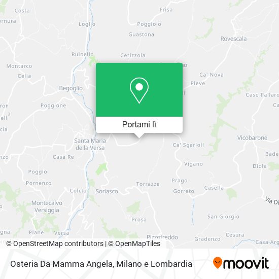Mappa Osteria Da Mamma Angela