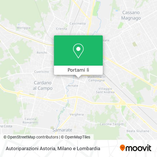 Mappa Autoriparazioni Astoria