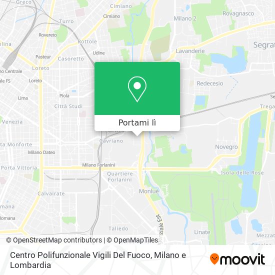 Mappa Centro Polifunzionale Vigili Del Fuoco