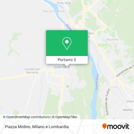 Mappa Piazza Molino