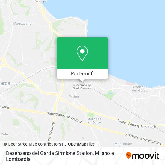 Mappa Desenzano del Garda Sirmione Station