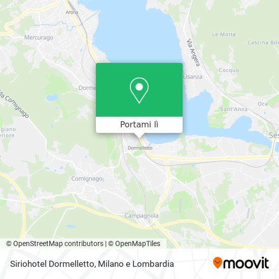 Mappa Siriohotel Dormelletto