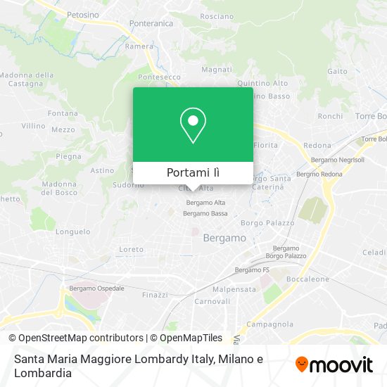 Mappa Santa Maria Maggiore Lombardy Italy