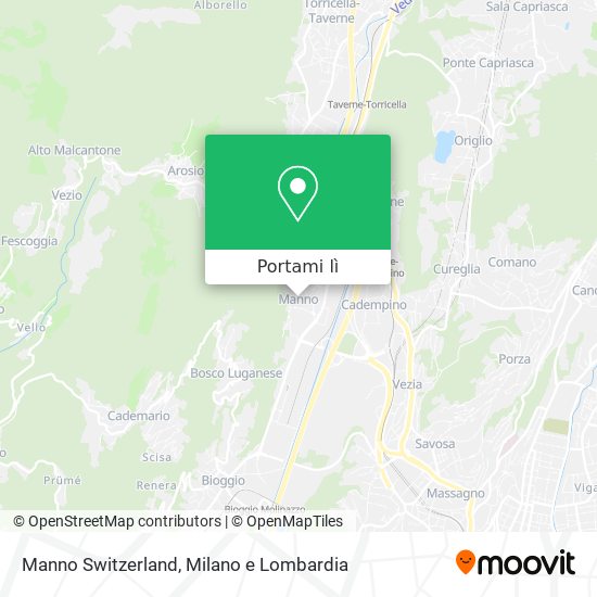 Mappa Manno Switzerland