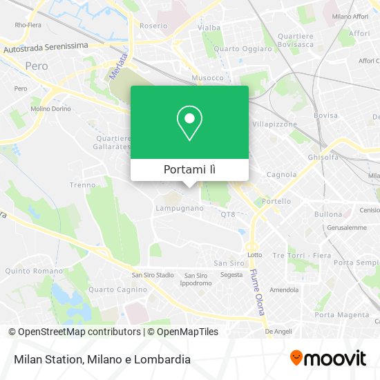 Mappa Milan Station