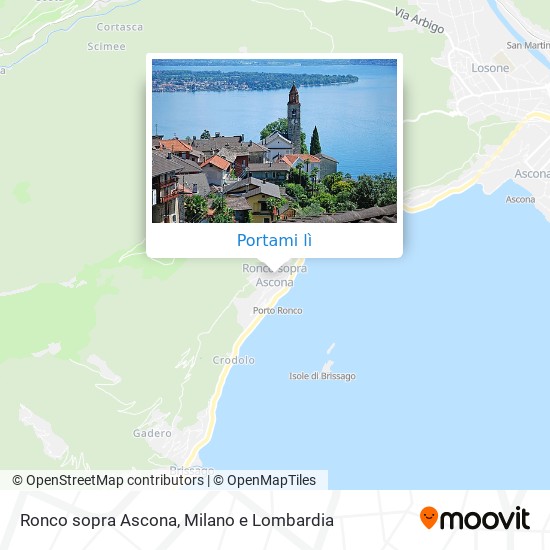 Mappa Ronco sopra Ascona