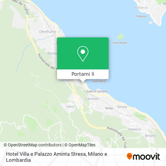 Mappa Hotel Villa e Palazzo Aminta Stresa