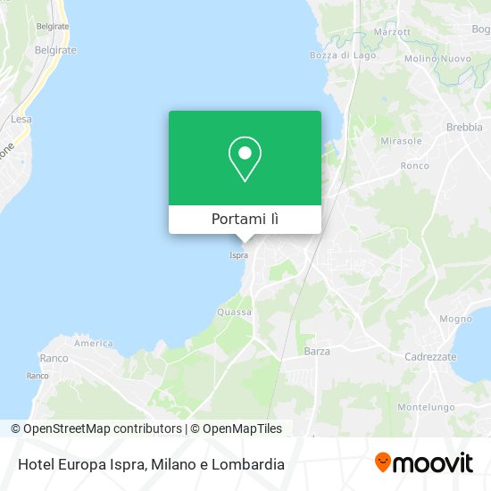 Mappa Hotel Europa Ispra