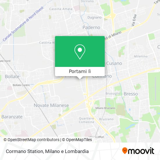 Mappa Cormano Station