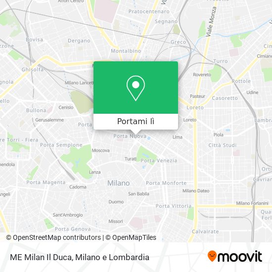 Mappa ME Milan Il Duca