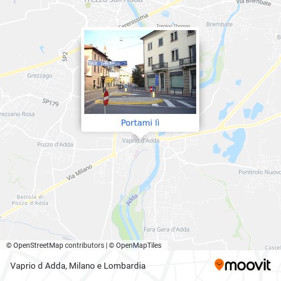 Mappa Vaprio d Adda