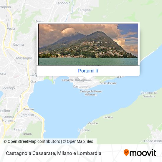 Mappa Castagnola Cassarate