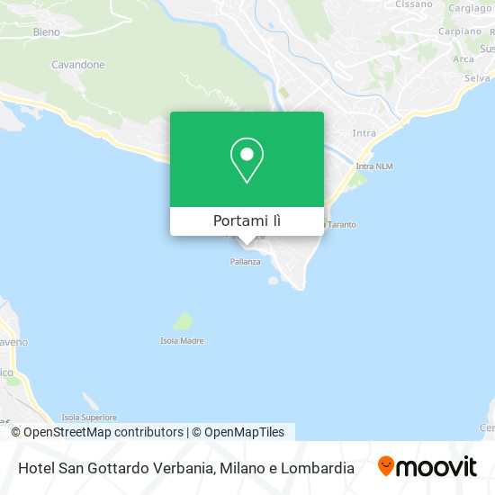 Mappa Hotel San Gottardo Verbania