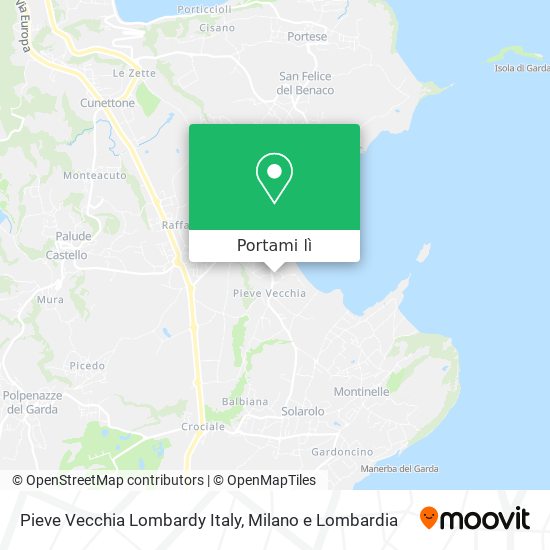 Mappa Pieve Vecchia Lombardy Italy