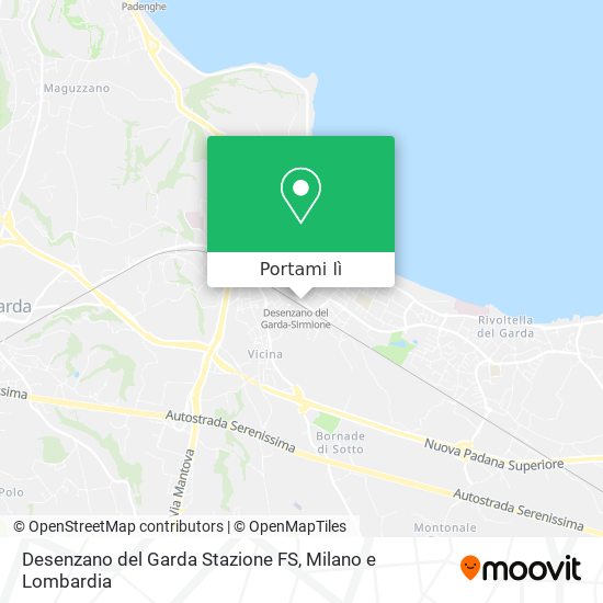 Mappa Desenzano del Garda Stazione FS