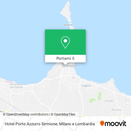 Mappa Hotel Porto Azzurro Sirmione