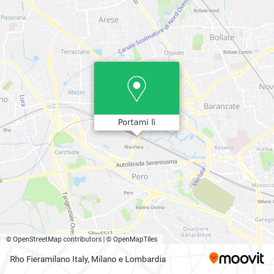 Mappa Rho Fieramilano Italy